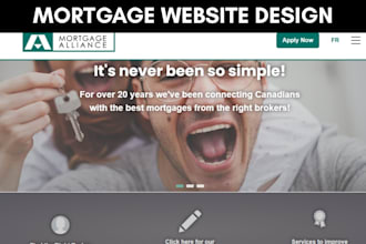 mortgage website mortgage website redesign mca loan website wix mortgage website