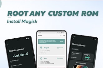 root your android device remotely, install custom rom, custom animation