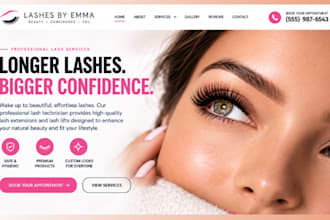 build squarespace lash technician website lash booking beauty site eyelash site