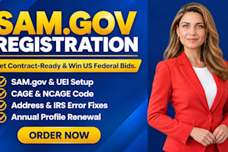 do sam gov registration, cage code, and uei setup for government contracts
