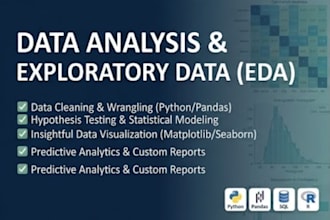 do exploratory data analysis and data cleaning using python pandas