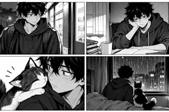 draw manga comic book