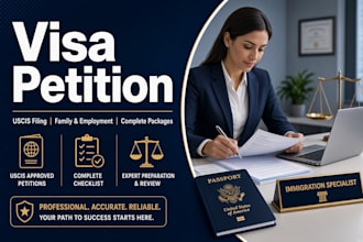 prepare a visa petition with strong legal arguments and supporting exhibits