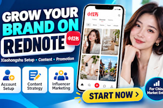 rednote xiaohongshu marketing, setup china market rednote account social media