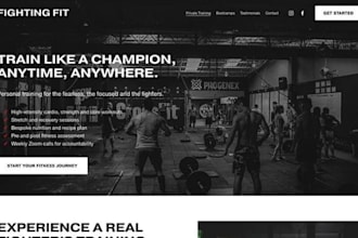 design squarespace personal trainer website fitness coach health coach website