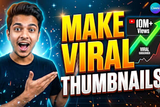 design viral youtube thumbnail