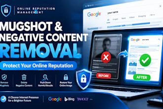 remove mugshots, negative articles, false news and harmful links