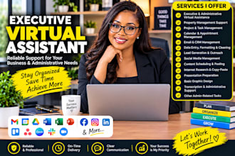 personal executive virtual assistant and administrative task support assistant