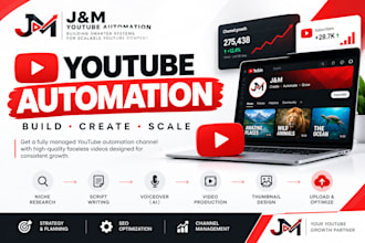 build and grow a youtube automation channel with cash cow videos
