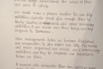 write your documents in neat natural handwriting