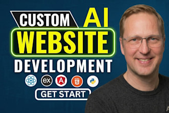 build custom ai website, ai web, saas website and openai API integration