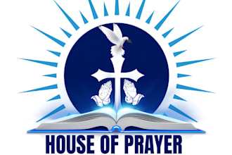 create modern church, christian ministry or faith based logo
