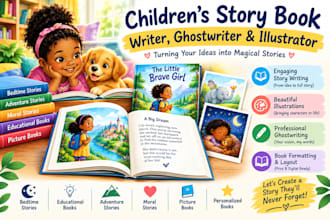 children story book writer children book ghostwriter children book illustration