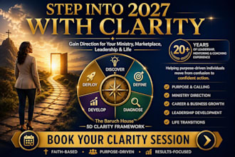 help you gain clarity on your purpose, calling, and next steps