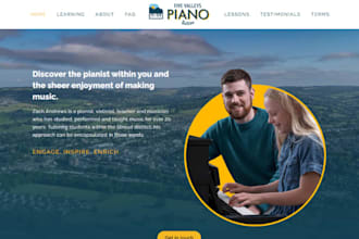 build squarespace music teacher website music instructor piano teacher website