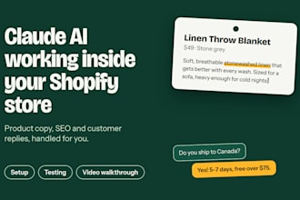 integrate claude ai into your shopify store to automate tasks