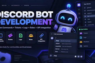 create and configure a professional discord server and bot