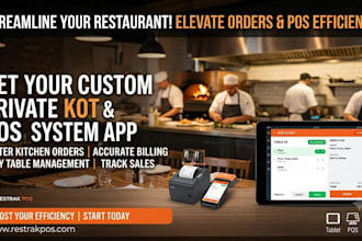 develop a custom restaurant kot pos billing system app