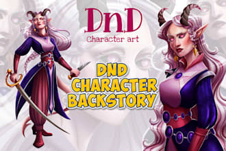 write detailed dnd character backstory, dnd villain story, dnd adventure story