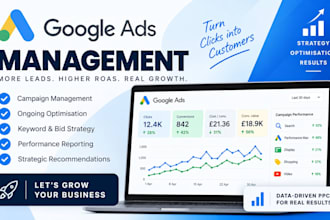 manage and optimise your google ads PPC campaigns