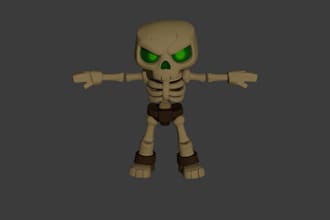 low poly 3d modeling