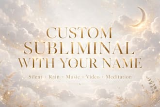 create a custom subliminal with your name subliminal personalizado