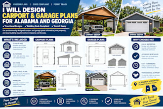 design carport and garage plans for alabama and georgia