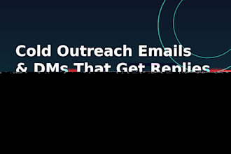 write cold outreach emails and dms that get replies