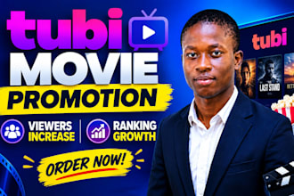 do organic tubi movie promotion for more viewers ranking and engagements