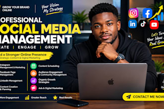 social media posts and reels creator,media marketing manager, manage and content