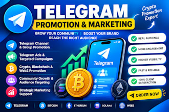 do telegram promotion telegram marketing crypto promotion telegram ads telegram