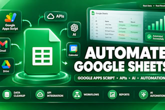 automate google sheets, forms, calendar with apps script