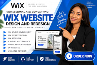 build wix studio redesign wix design wix website redesign wix website developer