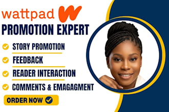 read review comment and promote your wattpad story