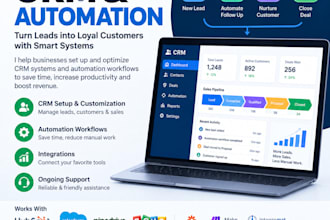 setup crm and automation