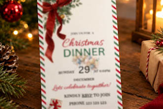 design  your  invitations for newyear and christm unique and personal