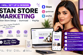 stan store, stan store marketing, stan store setup, gumroad, payhip,