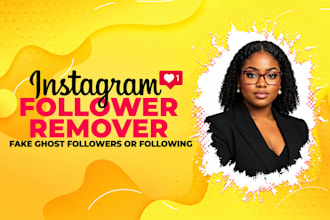 remove instagram ghost, fake bot followers and do unfollow