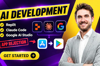 fix replit claude code google ai studio app rejection, publish ios android app