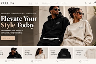 build clothing website shopify clothing store and clothing brand website