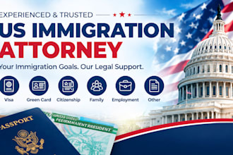 be your US immigration attorney for visa, green card and citizenship cases