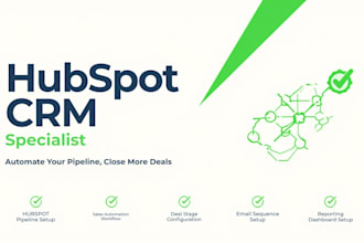 setup hubspot crm pipeline and sales automation workflow