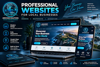 create a professional website for your local business