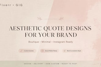 design beautiful social media quotes and posts