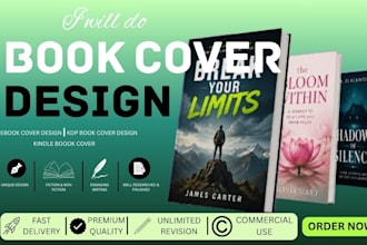 do book cover design ebook cover paperback cover amazon KDP cover design