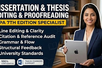 urgently edit, proofread, and format your thesis or dissertation in 24 hours
