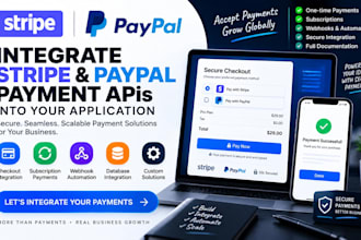 integrate stripe paypal payment apis into your application