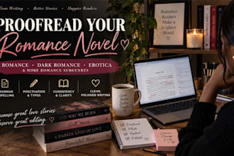 proofread your romance or erotica novel professionally