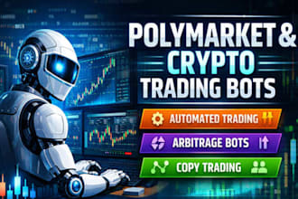develop automated robinhood bot, polymarket bot, algo trading bot, kalshi bot