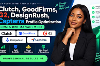 clutch profile optimization goodfirms g2 designrush capterra ORM b2b management
